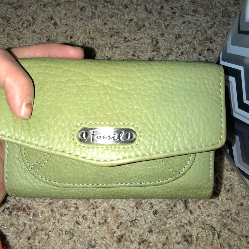 Green Fossil Wallet